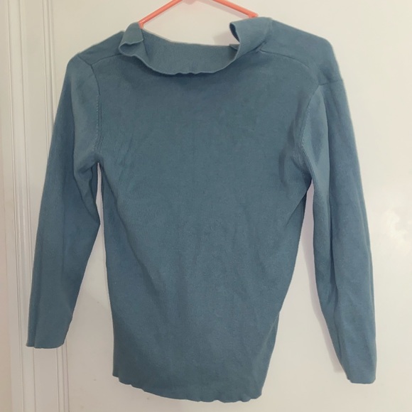 Banana Republic Womens Blue Sweater Shirt - Picture 2 of 3